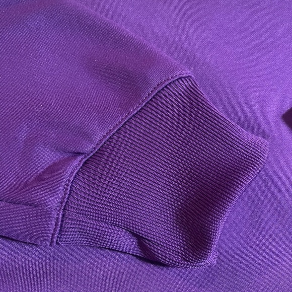 GEN 2 LSU PURPLE & YELLOW 1/4 ZIP YOUTH/WOMENS HOODIE SZ LG 14/16 - Picture 11 of 13